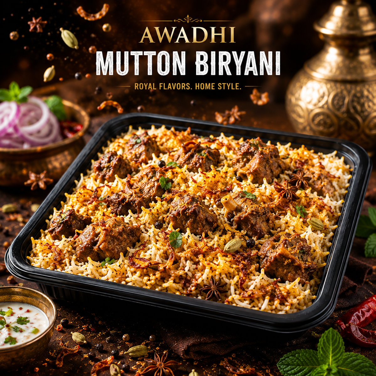 Awadhi Mutton Biryani